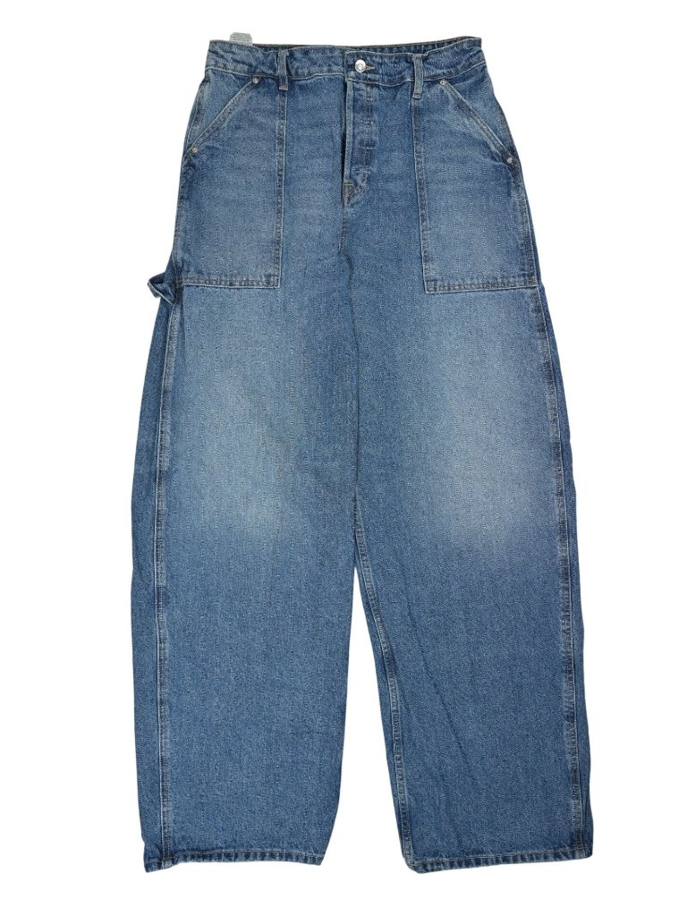Grlfrnd Paola Barrel Leg Jeans In Eaton Canyon